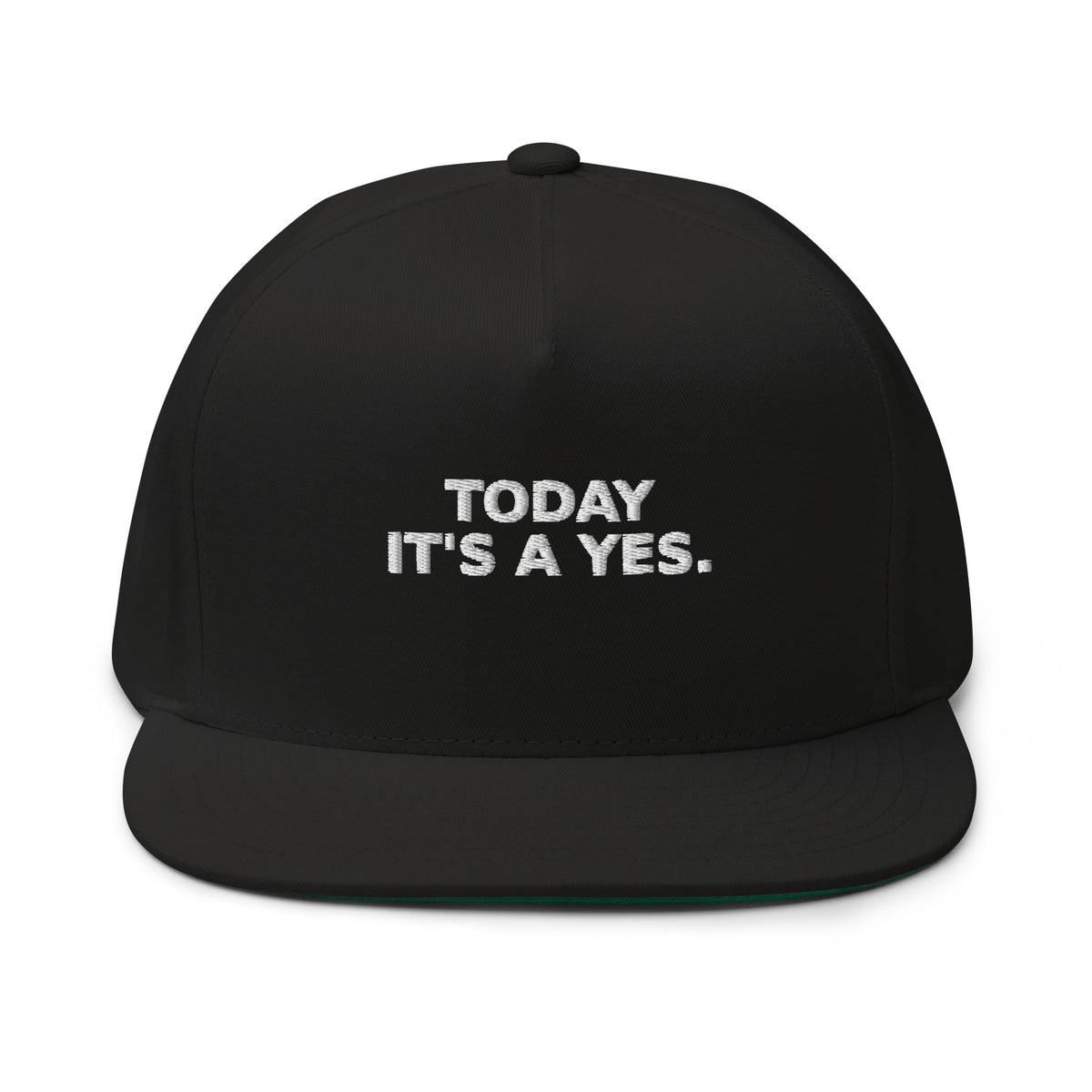 Today It’s a Yes Hat — Slept-On Cinema, black cap, product view 1