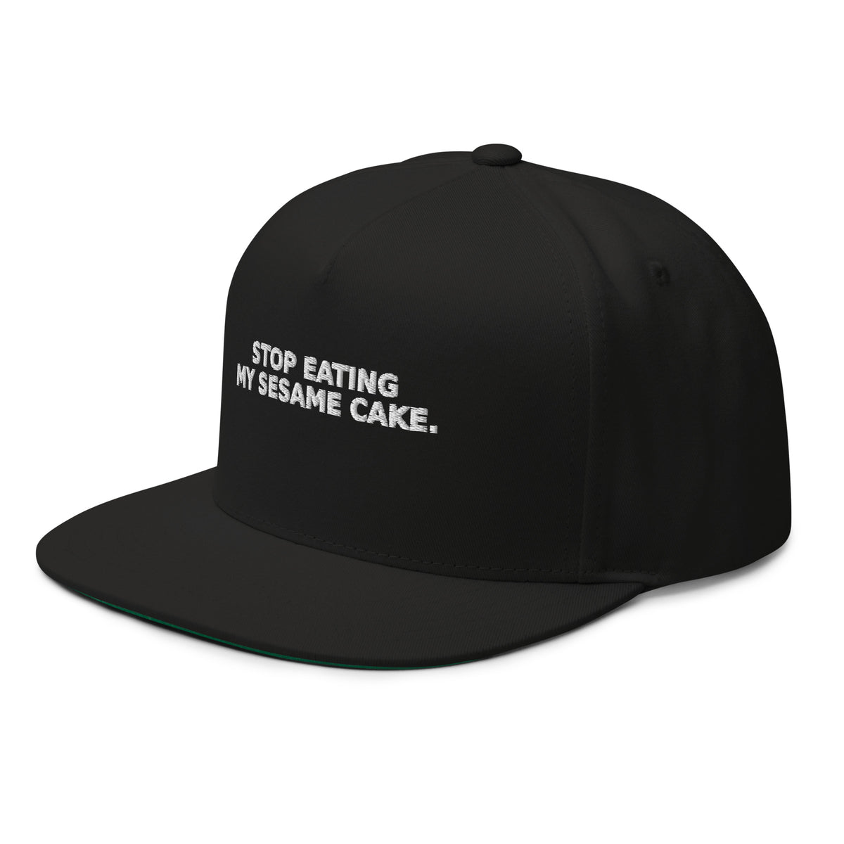 Sesame Cake Hat — Slept-On Cinema, black cap, product view 4