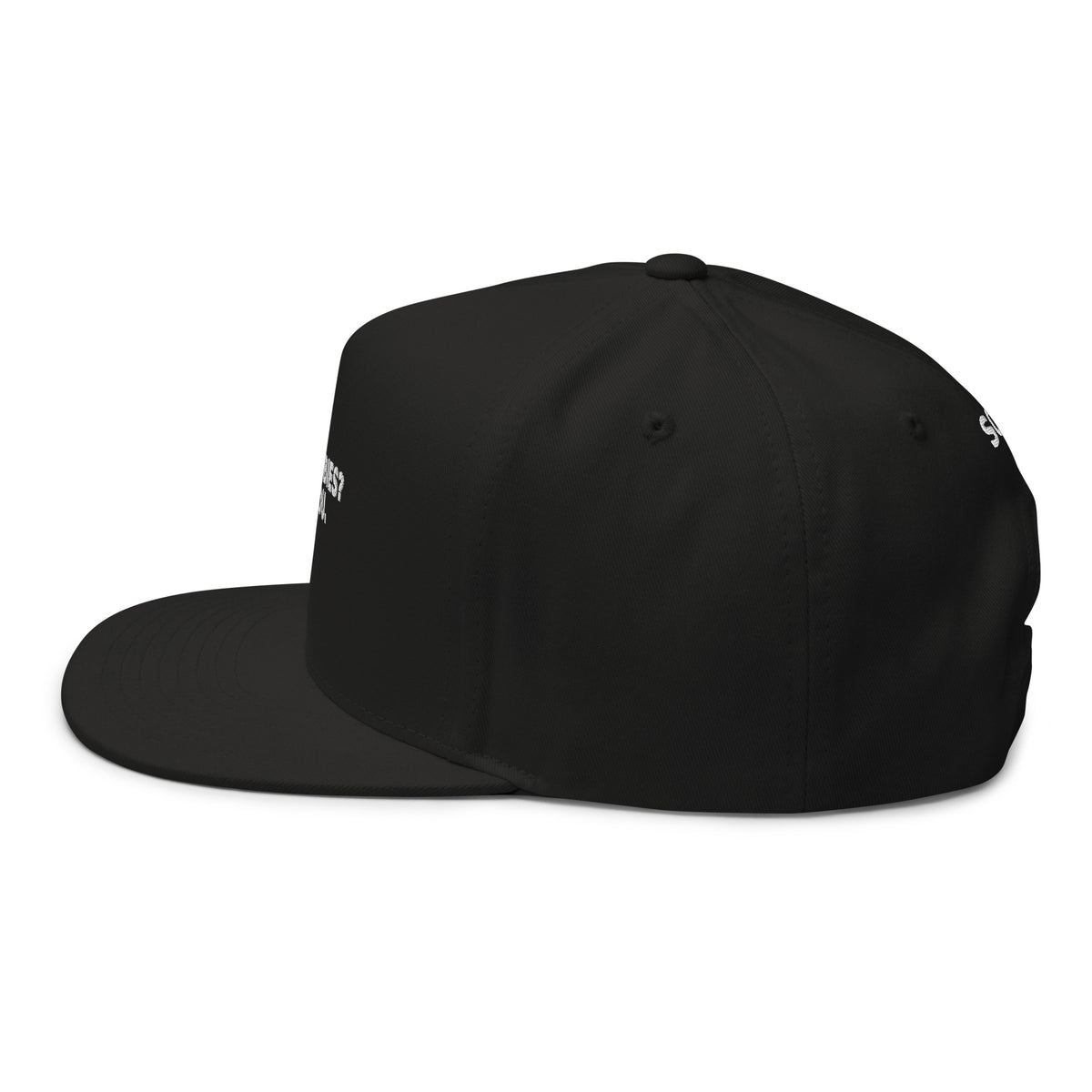 Dangerous Hobbies Hat — Slept-On Cinema, black garment, product view 6