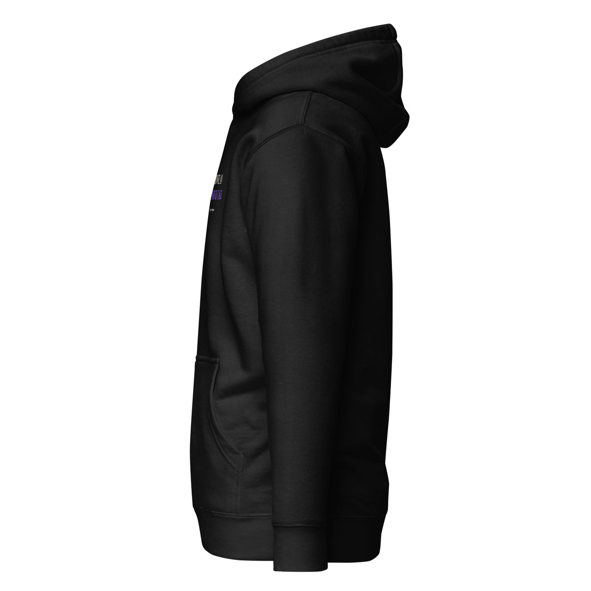 Evil Nick Cage Hoodie — Slept-On Cinema, black garment, product view 3