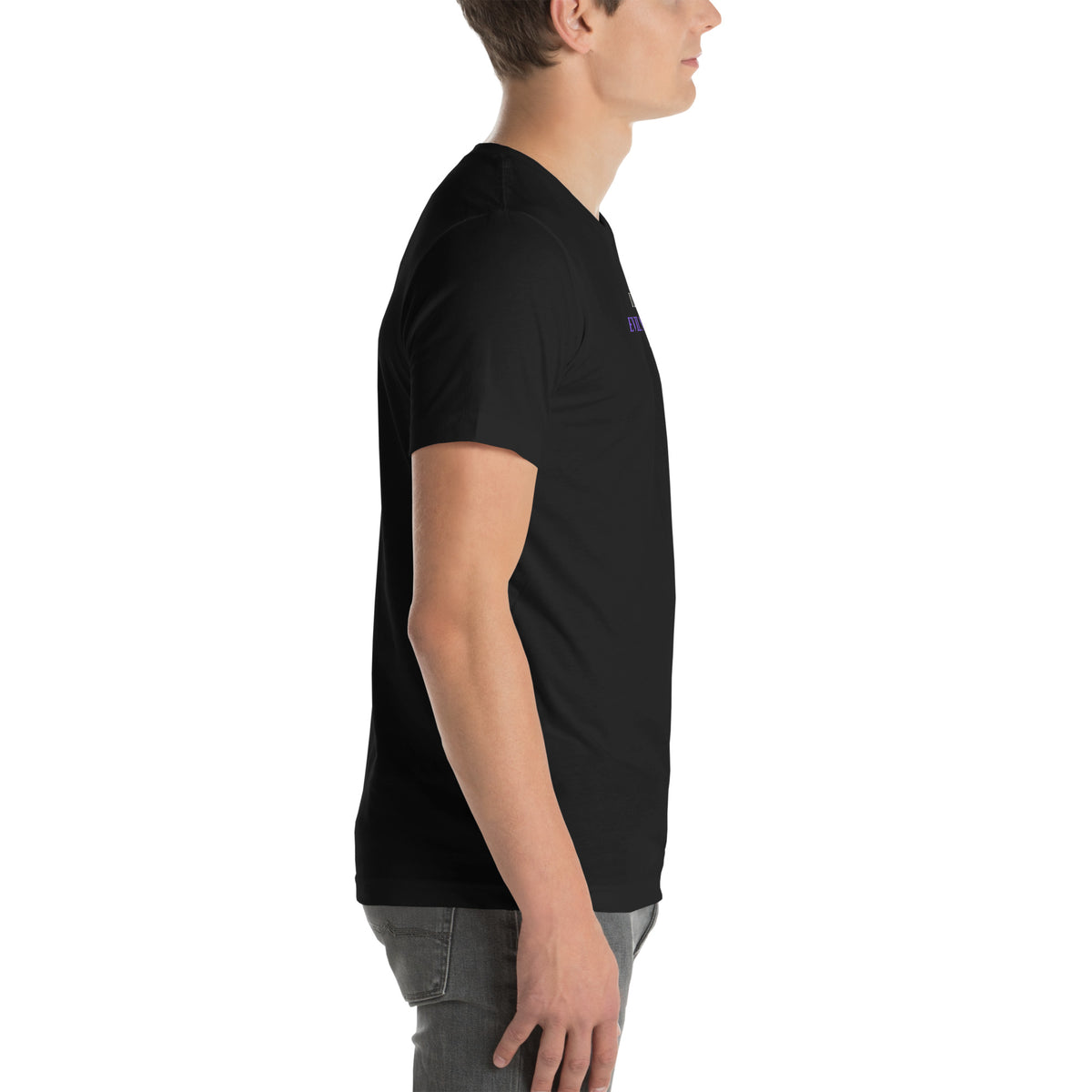 Evil Nick Cage T-Shirt — Slept-On Cinema, black T-shirt, product view 5